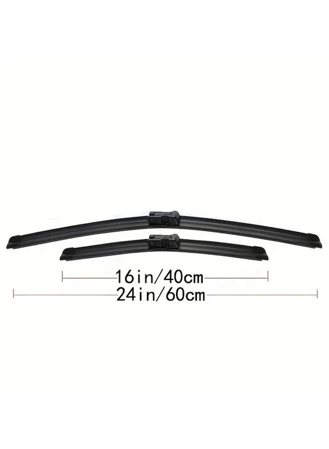Opel Corsa F 2019 2023 Front Windshield Wiper Blades Set 24 And 16 Inch 2pcs - Image 2